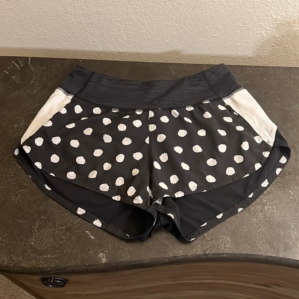 Outdoor voices polka dot exercise shorts
